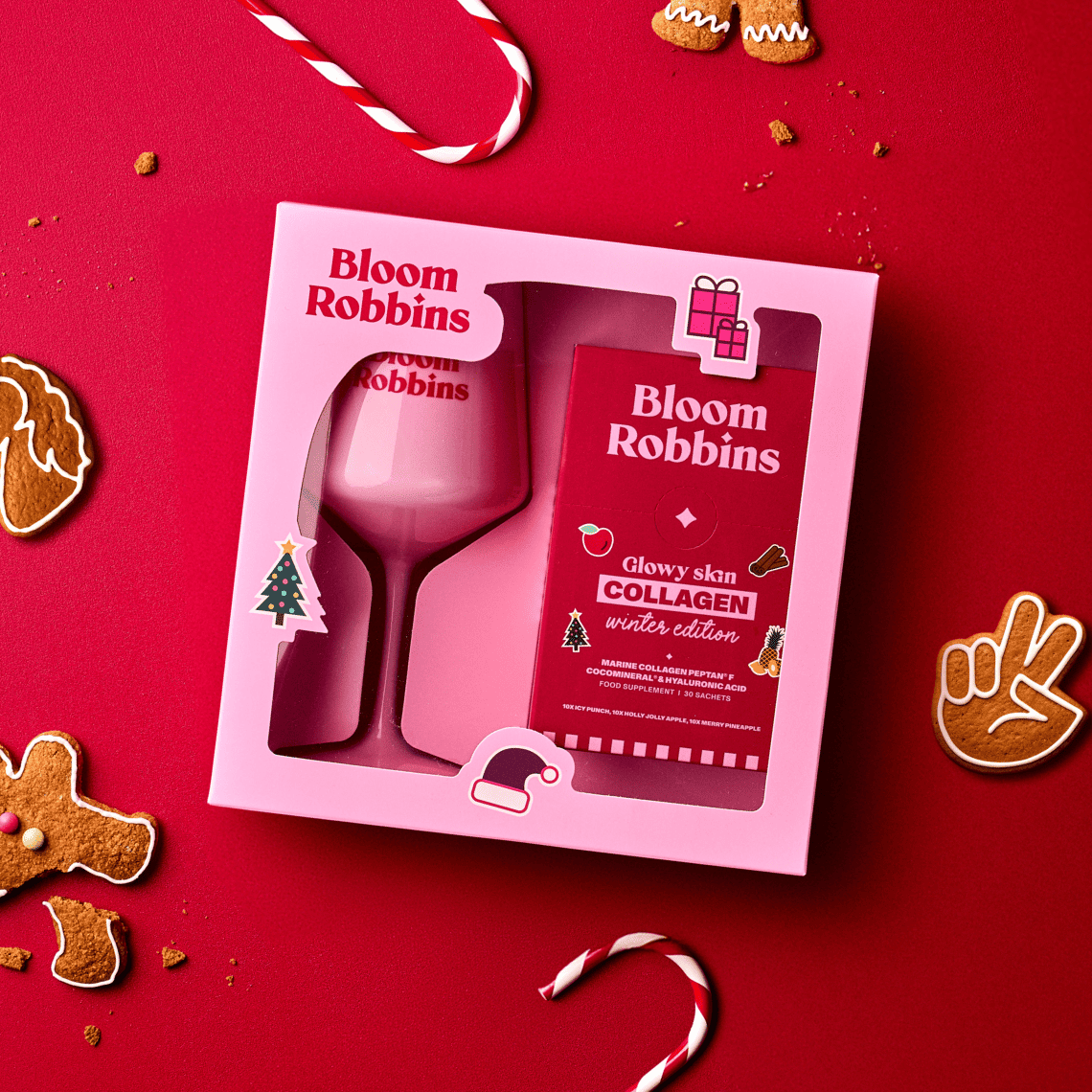 ŚWIĄTECZNY GLOWY SKIN KOLAGEN Z KUBKIEM