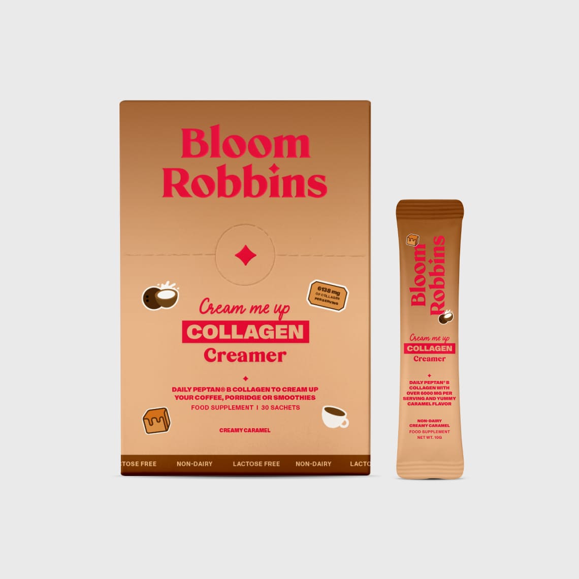 Kolagenowy creamer o karmelowym smaku