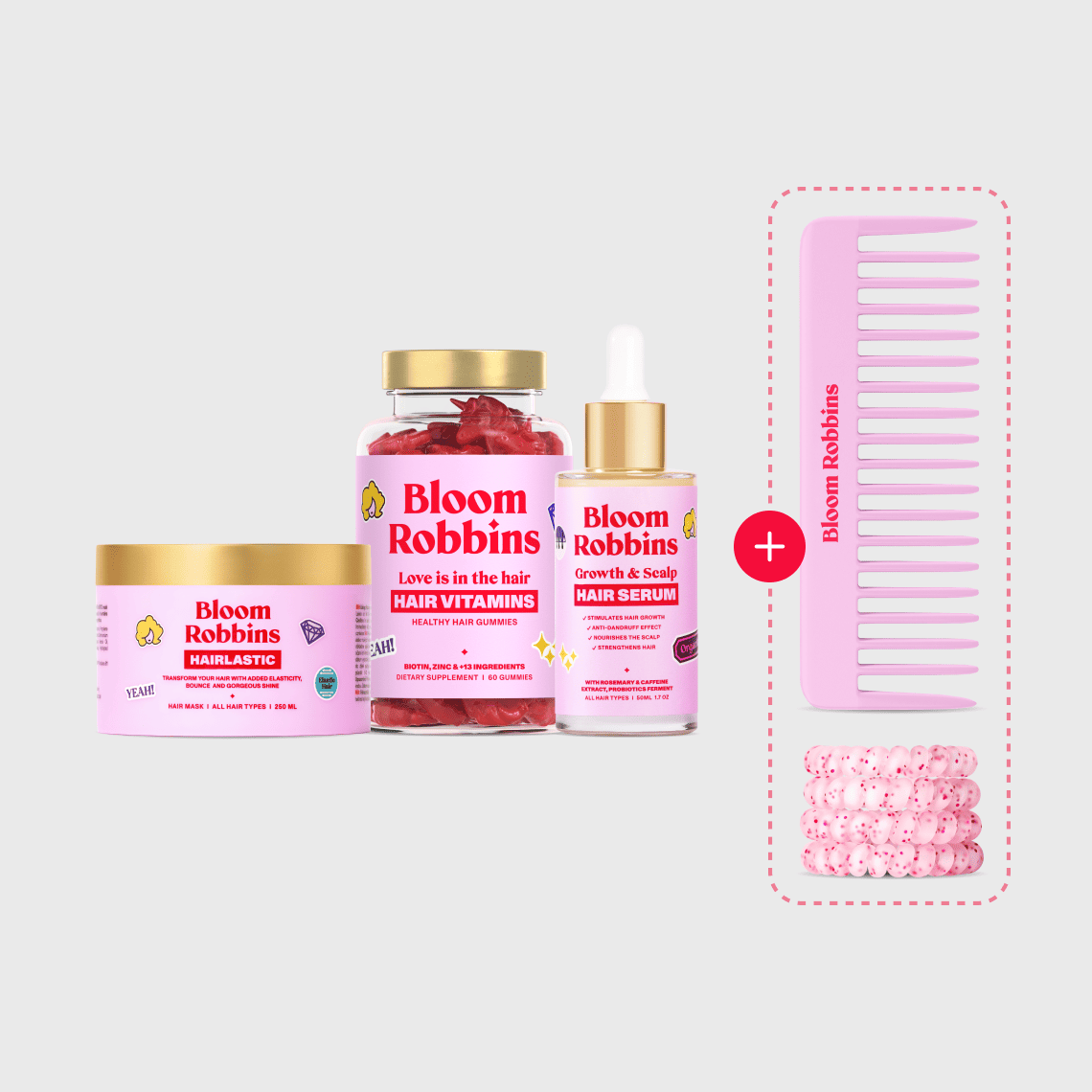 Trio produktów z żelkami nadający włosom idealny look