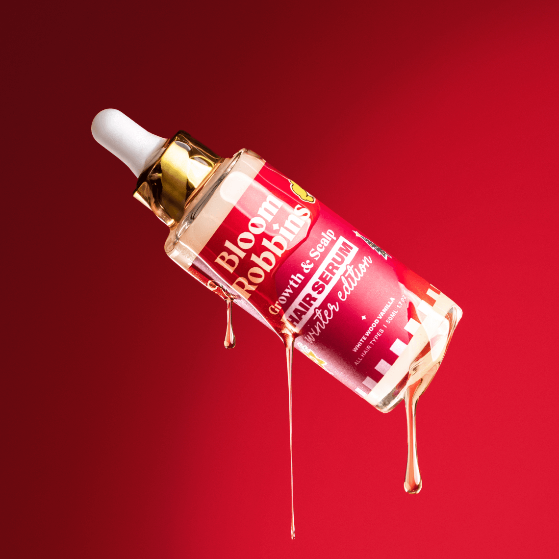 Serum na porost włosów o zapachu drewna i słodkiej wanilii